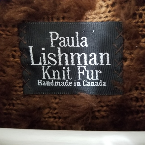 Vintage Paula Lishman Beaver Hand Knit Fur Coat - Picture 3 of 8